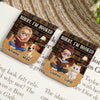 Custom Leather Magnetic Bookmark - Personalized Bookish Gifts For Book Lovers, Bookworms, Dog Cat Lovers - Stories With Paws