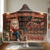 Custom Snuggle Blanket, Hoodie Blanket - Personalized Bookish Gifts For Book Lovers, Bookworms, Readers - Book Blanket Dreams