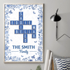 Custom Scrabble Vertical Poster - Personalized Birthday Gifts For Mom, Dad, Brother, Sister, Kids - Joy Grows When We Are One