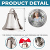 Custom Photo Cardinal Bell Ornament With Charms - Personalized Memorial Sympathy Gifts For Loss Of Mom, Dad - Forever Loved Forever Remembered