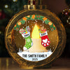 Custom Candlelight Lantern Ornament - Personalized Christmas Birthday Gifts For Mom, Dad, Brother, Sister, Kids - Love And Joy Fill Christmas New Arrival