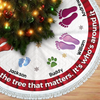 Custom Tree Skirt - Personalized Christmas Birthday Gifts For Mom, Dad, Brother, Sister, Kids - Memories Circle The Tree