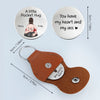 Custom Pocket Hug - Personalized Anniversary Wedding Gifts For Husband And Wife, Him And Her - A Hug For You