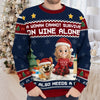 Custom Unisex Ugly Sweatshirt - Personalized Christmas Birthday Gifts For Dog Lovers, Dog Dad And Mom - Santa’s Real Favorite