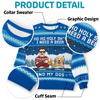Custom Unisex Ugly Sweatshirt - Personalized Christmas Birthday Gifts For Dog Lovers, Dog Dad And Mom - Jingle All The Paws
