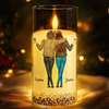 Custom LED Candle Light - Personalized Christmas Best Friend Birthday Gifts For Women, Besties, Sisters, BFF - Bestie Laughter Lights Up My Day