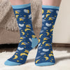 Custom Crew Socks - Personalized Birthday Gifts For Besties, Sisters, BFF, Family, Yourself - You Deserve Warm Toes
