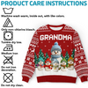 Custom Snowman Unisex Ugly Sweatshirt - Personalized Christmas Birthday Gifts For Mom, Grandma - Christmas Wonder Glows In Every Smile
