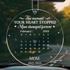 Custom Acrylic Car Ornament - Personalized Memorial Sympathy Gifts For Loss Of Mom, Dad - Riding With Angels Above