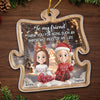 Custom Acrylic Ornament - Personalized Best Friend Christmas Birthday Gifts For Women, Besties, Sisters, BFF - Coffee Chats And Christmas Cheer