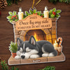Custom Acrylic Ornament - Personalized Pet Memorial Sympathy Gifts For Dogs, Cats - Your Love Still Here