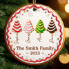 Custom Ceramic Ornament - Personalized Christmas Birthday Gifts For Mom, Dad, Brother, Sister, Kids - Together We Shine Bright This Christmas