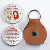 Custom Pocket Hug - Personalized Birthday Gifts For Mom, Son, Daughter - Hug You In Spirit