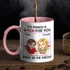 Custom Accent Mug - Personalized Best Friend Birthday Gifts For Women, Besties, Sisters, BFF - Shine Through Every Storm