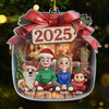 Custom Acrylic Ornament - Personalized Christmas Birthday Gifts For Family, Dog Cat Lovers - Our Kind Of Merry Madness
