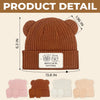 Custom Baby Beanie And Mittens Set - Personalized Baby Shower, Gender Reveal Gifts For New Moms, New Dads, New Parents, Dog Cat Lovers - Cuteness In Every Stitch