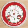 Custom Tree Skirt - Personalized Christmas Birthday Gifts For Mom, Dad, Brother, Sister, Kids - Happiness Circles Our Home