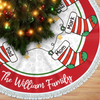 Custom Tree Skirt - Personalized Christmas Birthday Gifts For Mom, Dad, Brother, Sister, Kids - Happiness Circles Our Home