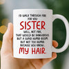 Custom Mug - Personalized Best Friend Birthday Gifts For Women, Besties, Sisters, BFF - You Make My Heart Smile