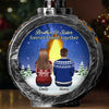 Custom Candlelight Lantern Ornament - Personalized Christmas Birthday Gifts For Brother, Sister - Shine Through Our Hearts