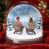 Custom Acrylic Snow Globe - Personalized Anniversary Christmas Wedding Gifts For Husband And Wife, Him And Her - You And Me, That’s Home