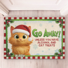 Custom Home Decor Decorative Mat - Personalized Christmas Birthday Gifts For Cat Lovers, Cat Mom And Dad - Home Of The Hairball Factory