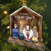 Custom Acrylic Ornament - Personalized Christmas Memorial Sympathy Gifts For Loss Of Mom, Dad - Your Love Forever Lives In Me