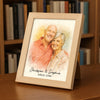 Custom Photo Watercolor Puzzle With Wooden Frame - Personalized Anniversary Wedding Gifts For Husband And Wife, Him And Her - Life’s Sweetest Puzzle, Complete With You