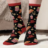 Custom Crew Socks - Personalized Christmas Birthday Gifts For Women, Men - Busy Falling In Love In A Hallmark Plot