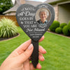 Custom Photo Garden Stone Stake - Personalized Memorial Sympathy Gifts For Loss Of Mom, Dad - Your Love Still Surrounds Me