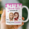 Custom Mug - Personalized Funny Gifts For Coworker, Work Bestie - Fueled By Meetings