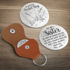 Custom Pocket Hug - Personalized Best Friend Birthday Gifts For Women, Besties, Sisters, BFF - Hand In Hand Through It All