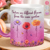 Custom 11OZ Glitter Matte Ceramic Mug - Personalized Best Friend Birthday Gifts For Women, Besties, Sisters, BFF - Laughter Is Our Everyday Magic