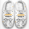 Custom Fluffy Slippers - Personalized Christmas Birthday Gifts For Mom, Dad, Grandma, Grandpa - Love Wrapped In Warmth