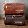 Custom Engraved Leather Toiletry Bag - Personalized Birthday Gifts For Son - You Are My Pride
