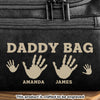 Custom Engraved Leather Toiletry Bag - Personalized Birthday Gifts For Dad, Grandpa - Generations United In Love