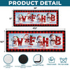 Custom Snowman Runner Rug - Personalized Christmas Birthday Gifts For Mom, Dad, Brother, Sister, Kids - Happiness Starts At Home