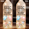 Like Butterflies, We Rise, Transform, And Shine - Bestie Personalized Custom Bottle Lamp - Gift For Best Friends, BFF, Sisters