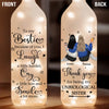 Thank You For Being My Unbiological Sister - Bestie Personalized Custom Bottle Lamp - Gift For Best Friends, BFF, Sisters