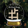 Custom Scrabble Acrylic Ornament - Personalized Christmas Birthday Gifts For Mom, Dad, Brother, Sister, Kids - Together Is Our Favorite Place