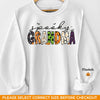 One Spooky Great Grandma - Family Personalized Custom Unisex Sweatshirt With Design On Sleeve - Halloween Gift For Mom, Grandma