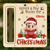 Custom Wooden Money Holder Ornament - Personalized Christmas Birthday Gifts For Kids - Magic Shines In Little Hearts