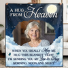 Custom Photo Quilt Blanket - Personalized Memorial Sympathy Gifts For Loss Of Mom, Dad - Memories Keep You Close Always