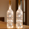 Custom Bottle Lamp - Personalized Anniversary Wedding Gifts For Husband And Wife, Him And Her - Together For A Lifetime
