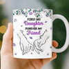 Custom 3D Inflated Effect Printed Mug - Personalized Birthday Gifts For Mom, Daughter - My First Best Friend