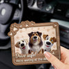 We're Watching You - Dog & Cat Personalized Custom Car Visor Clip - Gift For Pet Owners, Pet Lovers
