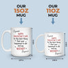 Custom Mug - Personalized Anniversary Valentine Wedding Gifts For Husband And Wife, Him And Her - Together We Grow Braver