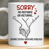 Custom 3D Inflated Effect Printed Mug - Personalized Anniversary Wedding Gifts For Husband And Wife, Him And Her - Side By Side Feels Natural