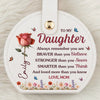 Custom Jewelry Box With Handle - Personalized Birthday Gifts For Mom, Daughter - Forever My Little Girl