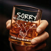 Custom Whiskey Glass - Personalized Anniversary Wedding Gifts For Husband And Wife, Him And Her - No Refunds, Forever Yours